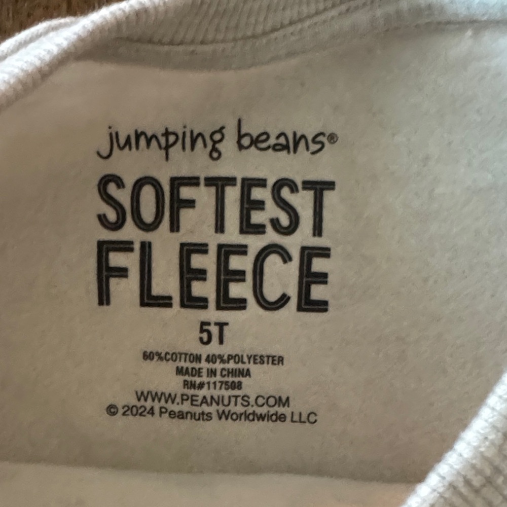 Gray Peanuts Trick or Treat Sweatshirt - Picture 3 of 5